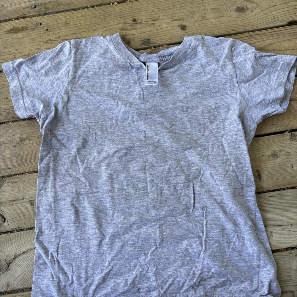 American Apparel Gray Short Sleeve Tee